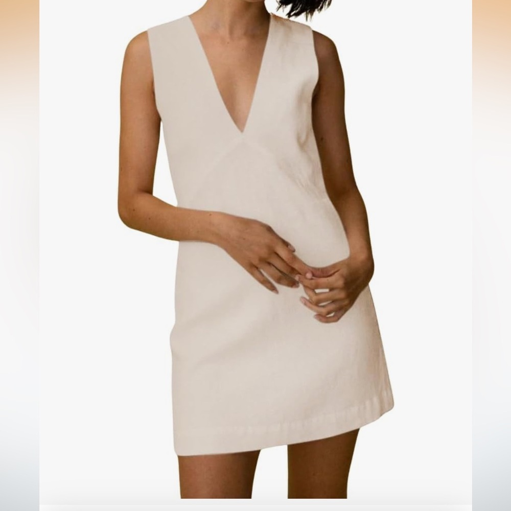 Chartou linen dress NWT